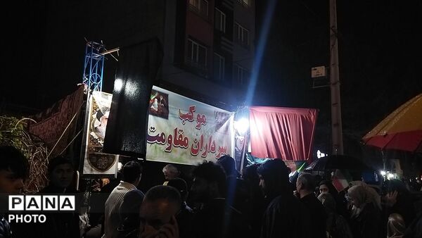 موکب سرداران مقاومت در پانزدهمین شب از سال ۱۴۰۵