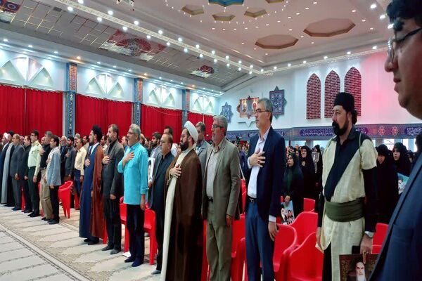 مراسم بزرگداشت شهدای ۷ تیر و اربعین شهدای خدمت در حسینیه ثارالله یاسوج