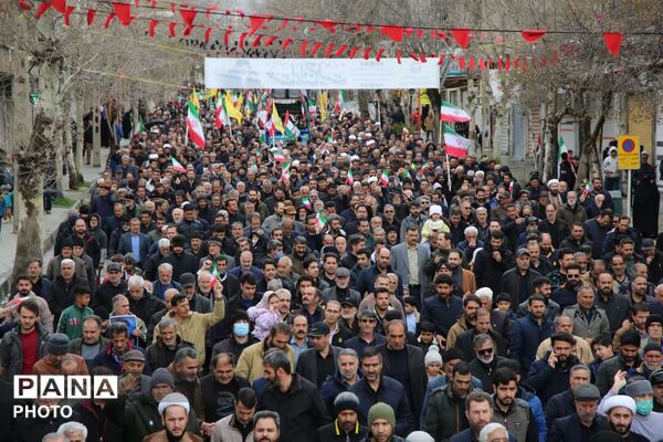 راهپیمایی پرشکوه روز قدس در اسدآباد