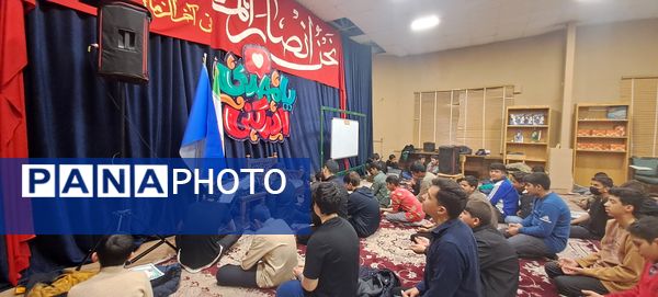 هیات هفتگی دانش‌آموزی انصار المهدی در نیشابور 