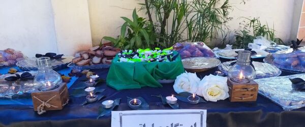 مراسم ایام فاطمیه در دبیرستان نجم قائمشهر