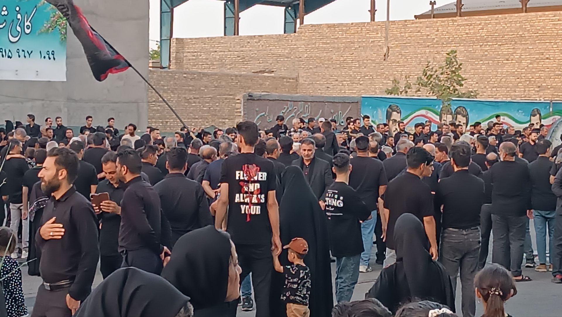 برپایی هیئت عزاداری بمناسبت عاشورای حسینی در شهرستان خلیل آباد