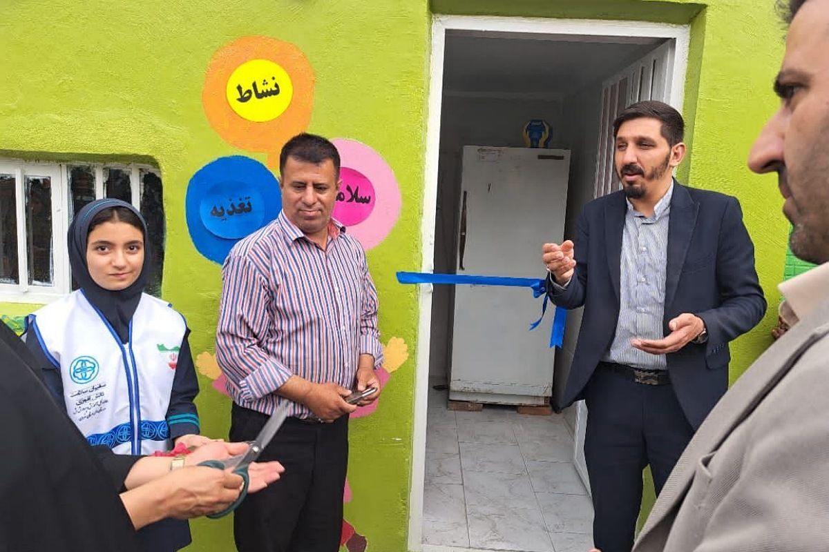 افتتاحیه پایگاه استاندارد تغذیه سالم مدرسه فتح