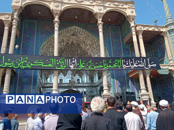 عزاداری سالروز شهادت امام حسن عسکری(ع) در قم
