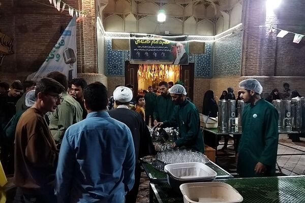 چایخانه فاطمه الزهرا در هشتاد و دومین شب از اجتماعات مردمی نیشابور 