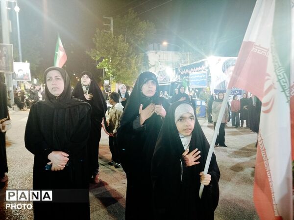 مردم گالیکش در پنجاه و نهمین شب از شب های اقتدار به میدان آمدند
