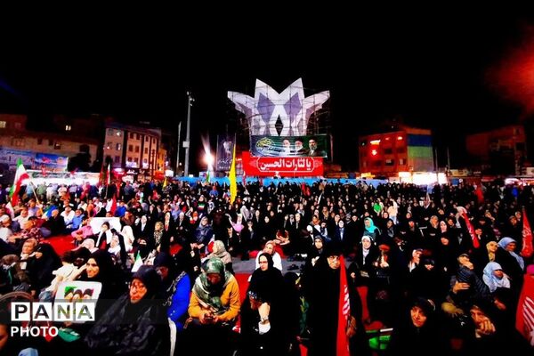 قدس؛ میعادگاه جان‌فدایان ایران نمایشی از صلابت و غیرت مردمی درتجمعات شبانه