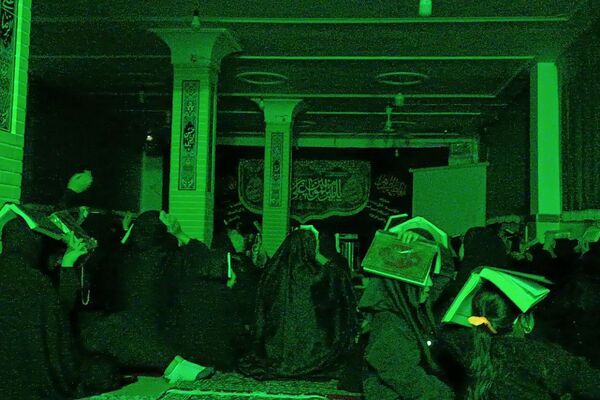 برگزاری مراسم شب قدر در حسینیه بیت الرباب قیامدشت ری 