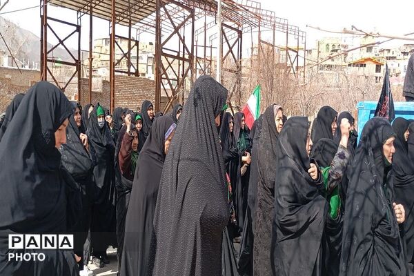 حضورخودجوش مردم سادات شهر بار به مناسبت شهادت حضرت آیت الله خامنه ای 