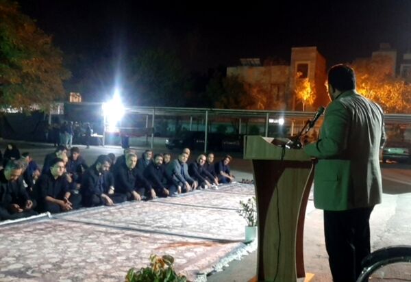 اجتماع حسینی در اداره آموزش و پرورش ناحیه ۷ مشهد 