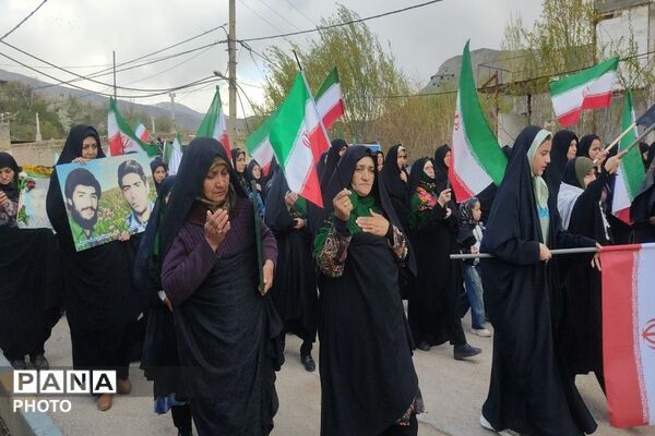 راهپیمایی اربعین شهادت قائد امت در شهر بار نیشابور-۲