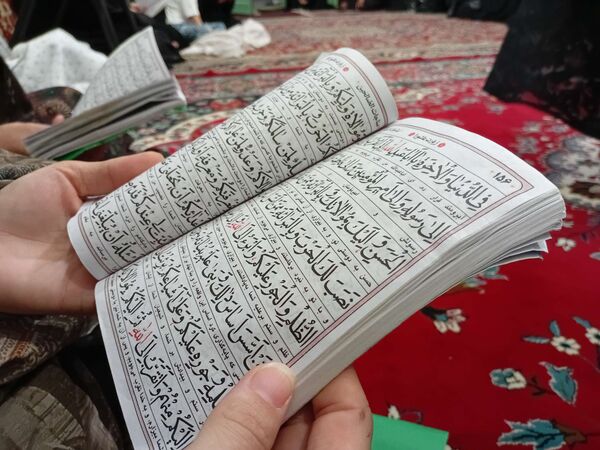 مراسم سوگواری شب اربعین در خلیل آباد