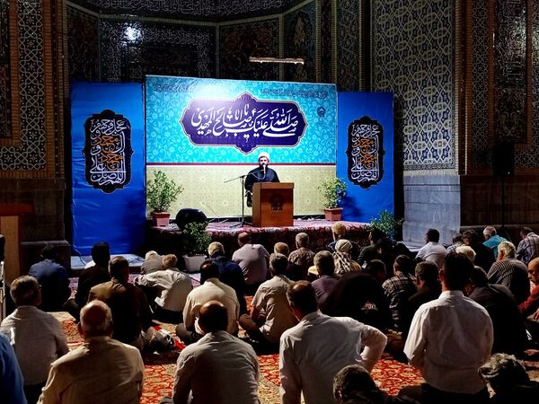 مراسم عزاداری شهادت امام حسن عسکری (ع) در زیارتگاه شهید مدرس 
