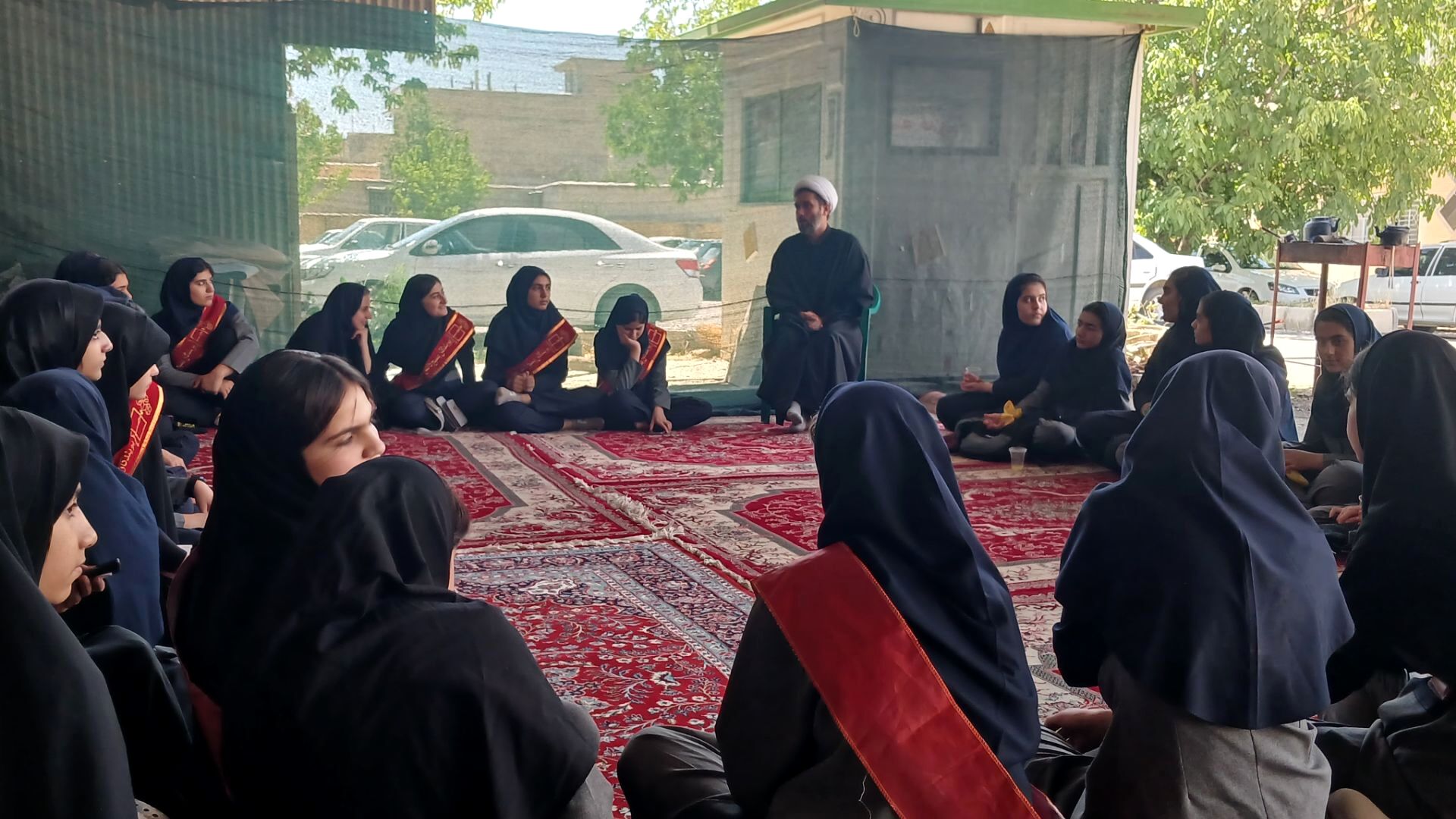 موکب «نوجوان مبارز» در فارسان؛ صحنه‌ای از بلوغ اجتماعی نسل آینده