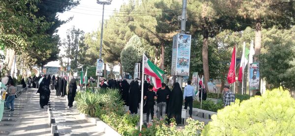 مراسم یادواره شهدای نیشابور درجوار آرامگاه فضل بن شاذان