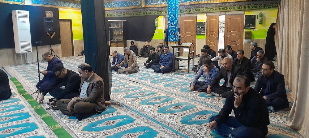 مراسم عزاداری سید الشهدا در اداره‌کل آموزش و پرورش‌البرز