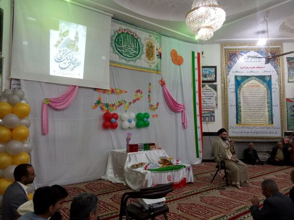 جشن نیمه شعبان در مسجد جامع شهر کندر