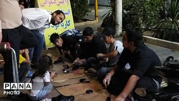 گذری بر موکب فرهنگی و واکس صلواتی روستای باغشن گچ نیشابور