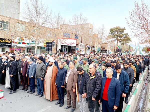 تشییع با شکوه شهید جوادحسن زاده شهید مرزبانی فراجا