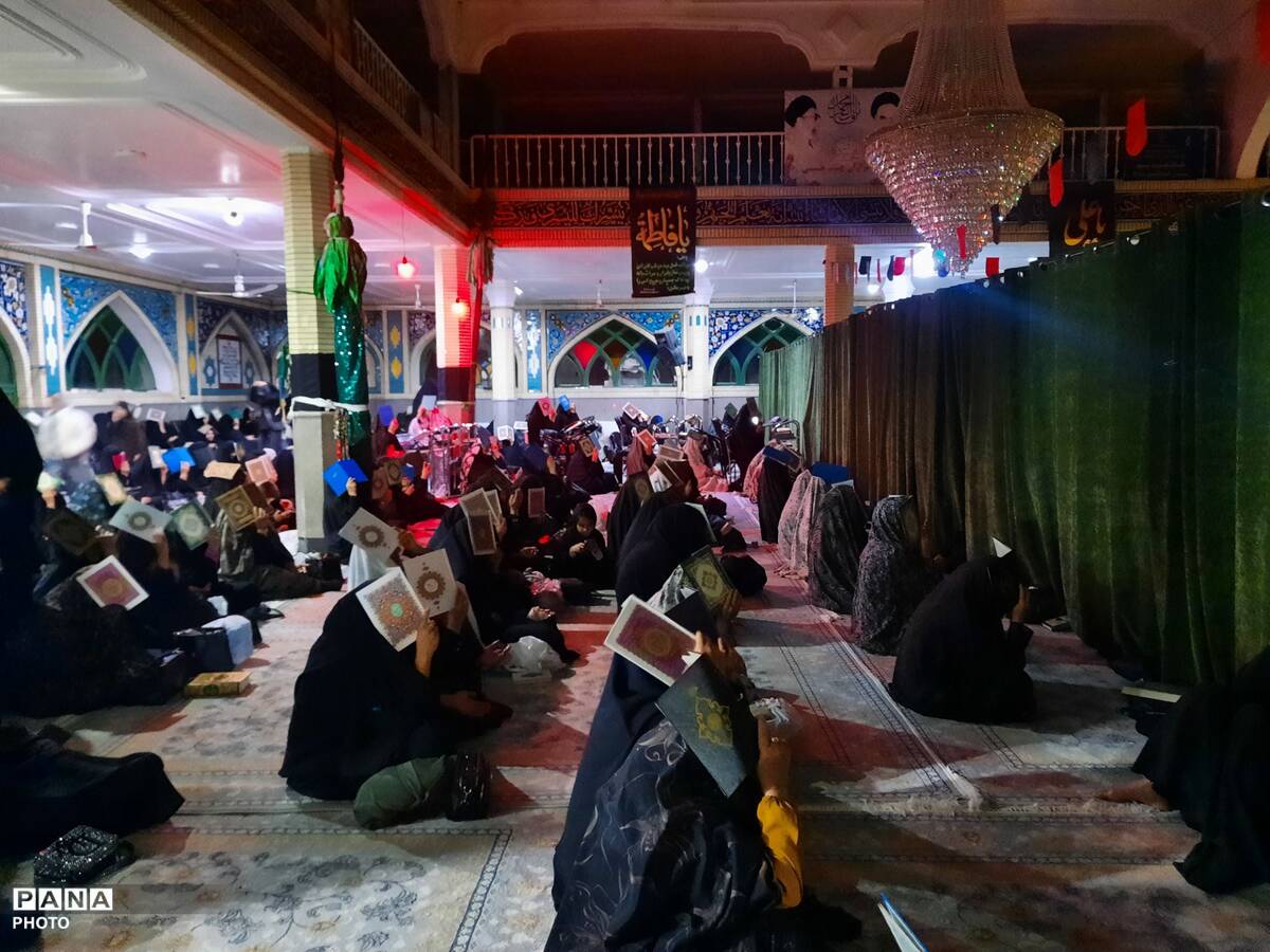 مراسم سومین شب قدر در روستای مزده خلیل آباد 