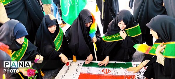 آیین غبارروبی مزار شهدای شهر جعفریه 