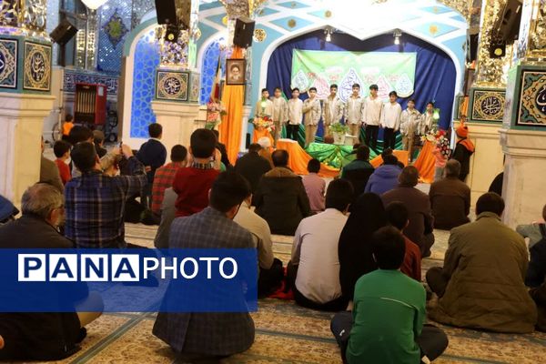 جشن میلاد امام حسین (ع) در امامزاده سید عباس بن موسی در بجنورد