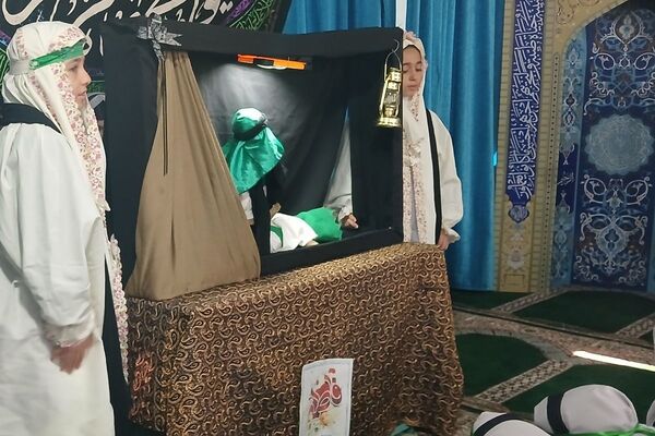  مراسم شهادت حضرت فاطمه زهرا(س) در مدارس بهارستان‌دو