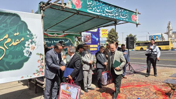 آیین رونمایی و افتتاح پروژه‌ها و ماشین‌آلات شهرداری تربت‌حیدریه
