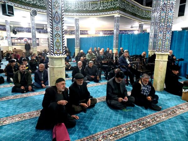 برگزاری مراسم شهرستانی به‌مناسبت تدفین شهیدان نصرالله و صفی‌الدین در شهرستان فیروزکوه