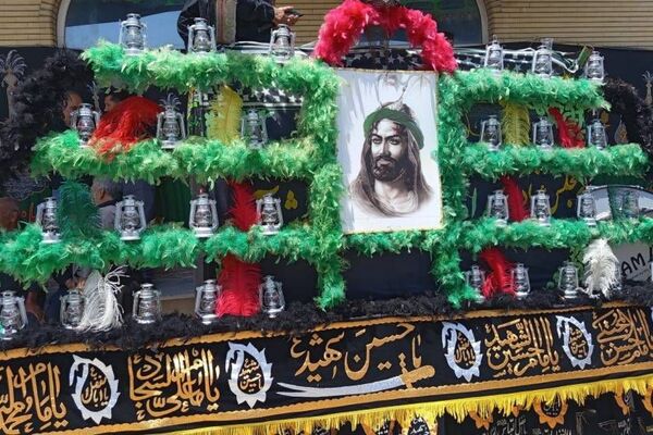 عزاداری باشکوه عزاداران حسینی در شهرآباد با حضور چهار روستا