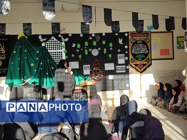 مراسم شهادت حضرت زهرا (س) در دبیرستان رفعت