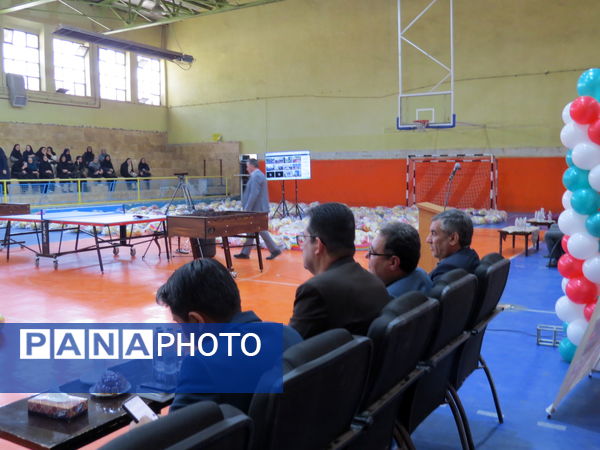 آیین اعزام کاروان تجهیزات ورزشی ـ بهداشتی مهر با نشاط شهرستان بجنورد