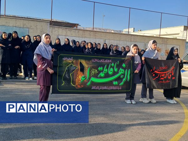 مدرسه دخترانه رقیه بدیعی میزبان شهید گمنام 