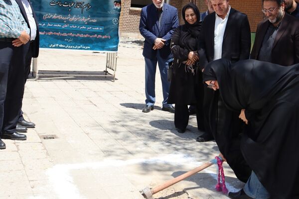 کلنگ زنی هنرستان شهید رضا صفار هرندی 