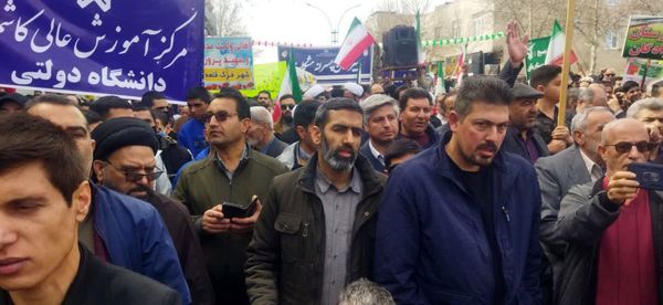  راهپیمایی بیست و دو بهمن در کاشمر