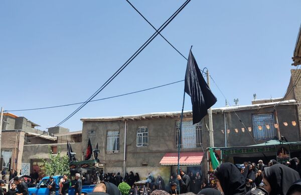 مراسم سوگواری اباعبدالله الحسین در روستای حصار