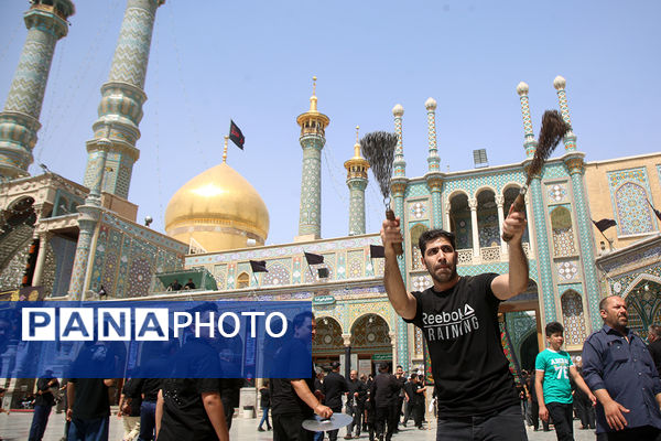 عزاداری تاسوعای حسینی(ع) در حرم حضرت معصومه(س)