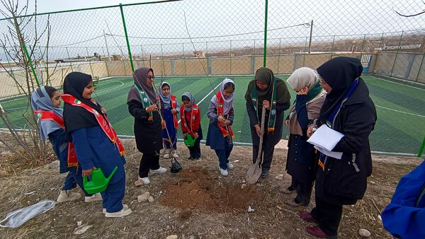 درختکاری در دبستان شهید ذکاوتی مایوان