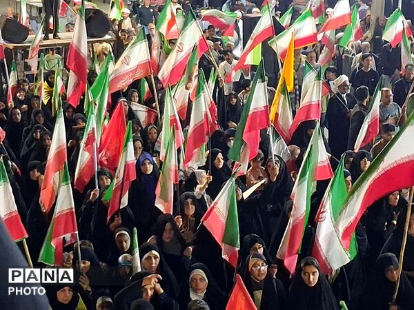 پنجاه و هفتمین شب از اجتماعات مردمی در شهرستان کاشمر 