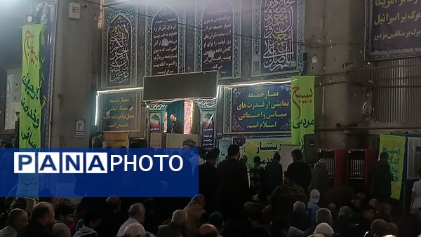 نماز عبادی سیاسی جمعه در هفته بسیج مستضعفین در نیشابور 
