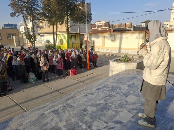 مراسم صبحگاه در شهرستان کاشمر