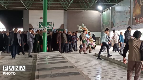 تشییع پیکر جانباز شهید «حاج سیامک حسین پناه اقدم» در مرند 