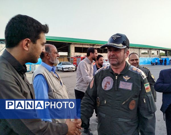 بازدید فرمانده پایگاه پنجم رزمی هوانیروز مشهد از دومین کنگره ملی شهید مدرس (ره) 