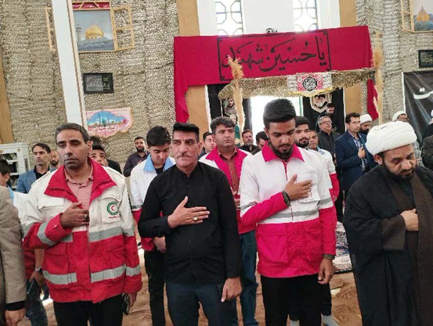 عزاداری سیدالشهدای خدمت «شهید آیت‌الله رئیسی» در کوهبنان
