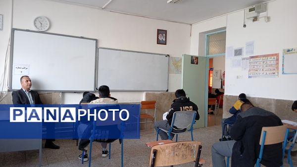 آغاز آزمون‌های نوبت اول در دبیرستان نمونه دولتی شهید حاج قاسم سلیمانی بن
