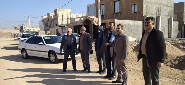 بازدید مدیرکل نوسازی استان خراسان شمالی از پروژه‌های شهرستان گرمه 