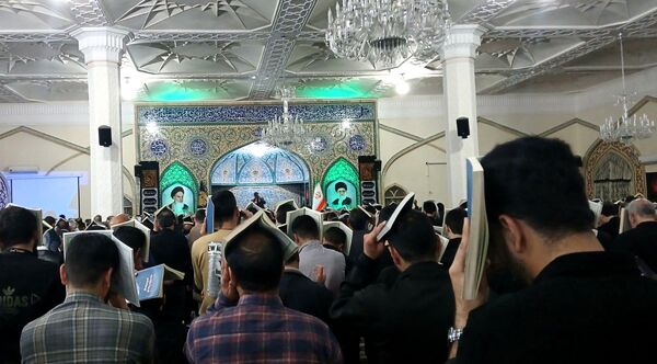 مراسم شب قدر در آرامگاه شهید مدرس کاشمر