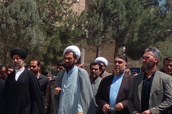 حضور پرشور مردم نصیر شهر در راهپیمایی محکومیت جنایت صهیونیست‌ها 