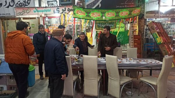مراسم نور افشانی و ایستگاه صلواتی در شهرستان سملقان