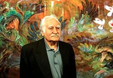 نگاهی گذرا بر زندگی نامه استاد فرشچیان از زبان خبرنگار پانا